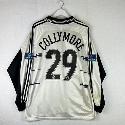 Fulham 1999-2000 Match Worn Home Shirt - Collymore 29 - Front Signed