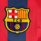 Barcelona 2013/2014 Player Issue Home Shirt - Pique 3 - Champions League