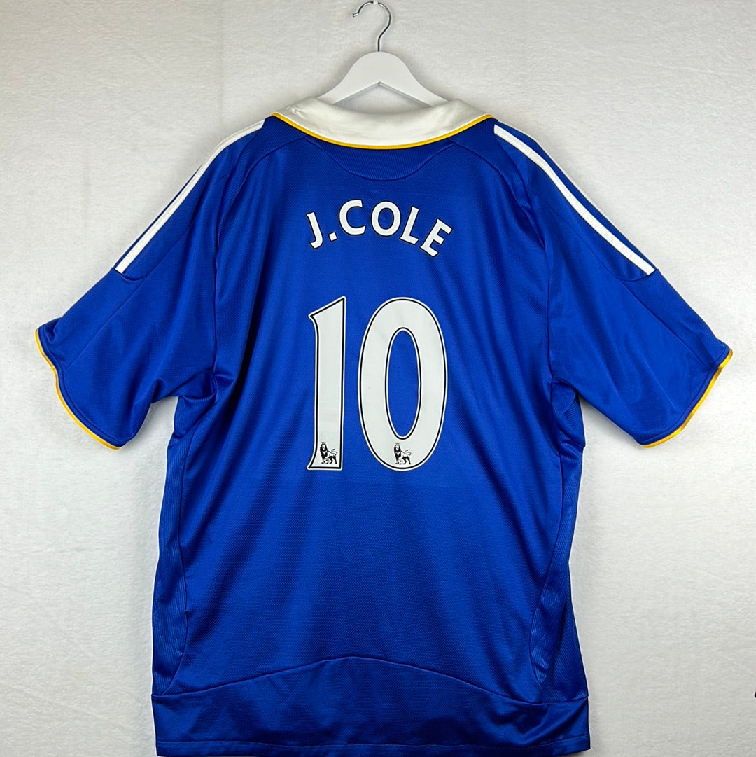 Chelsea 2008/2009 Home Shirt - J COLE 10 - 2XL