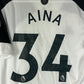 Fulham 2020/2021 Match Issued Home Shirt - Aina 34