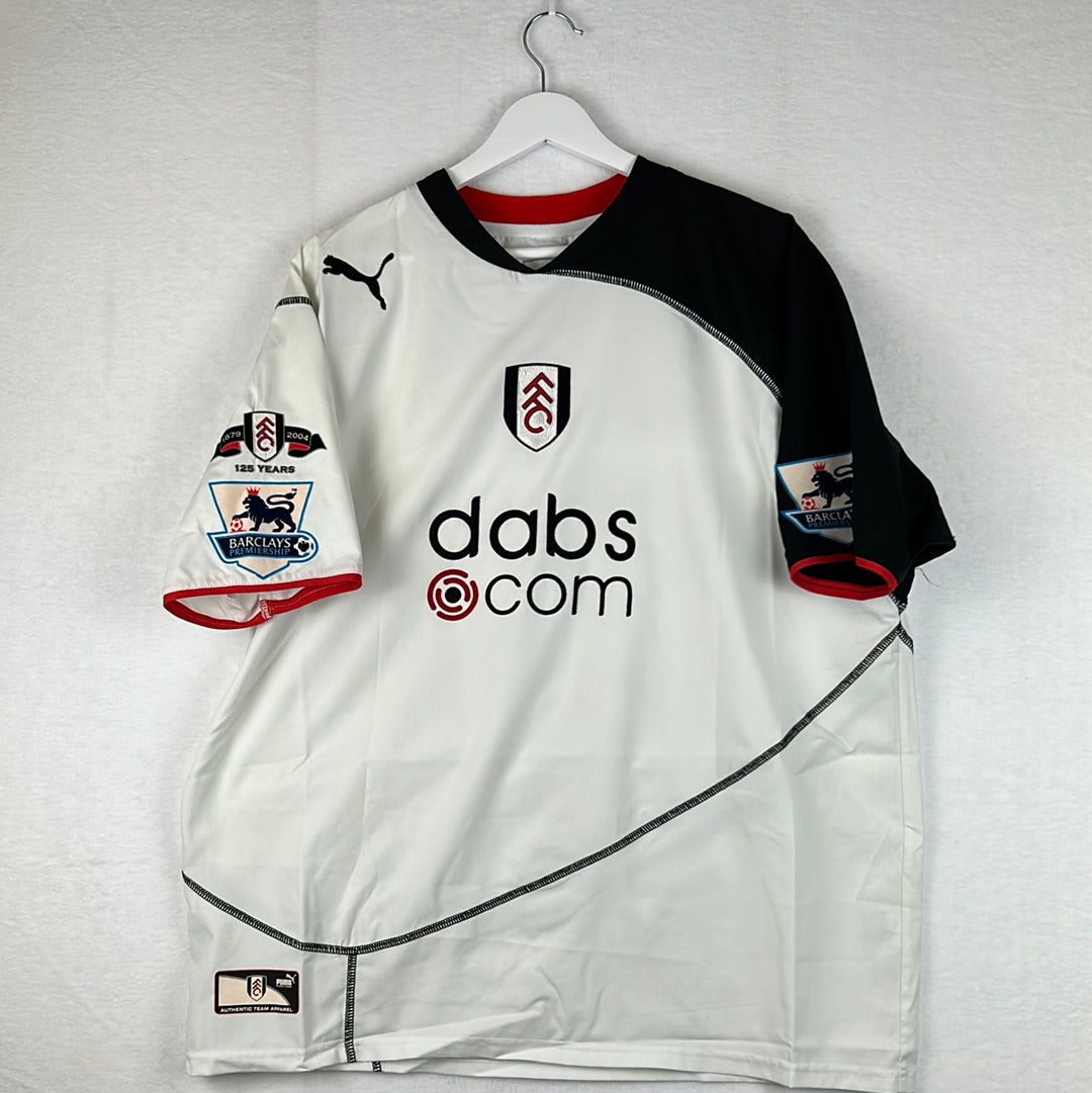 Fulham 2004/2005 Match Worn Home Shirt - Clarke 10