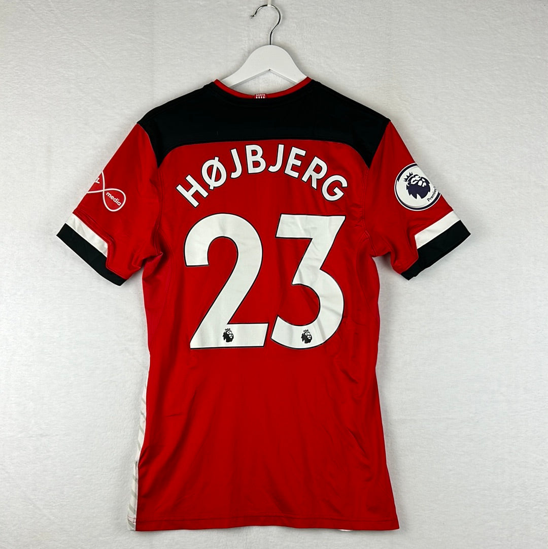 Southampton 2019/2020 Match Worn/ Issued Home Shirt - Hojberg 23