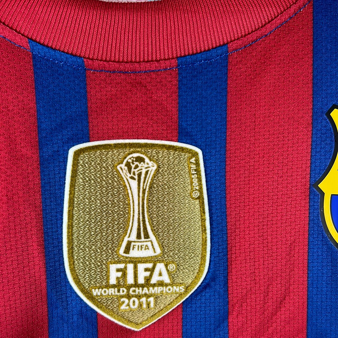 Barcelona 2011/2012 Player Issue Home Shirt - Alexis 9