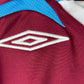 West Ham United 2007/2008 Player Issue Home Shirt - Collins 19