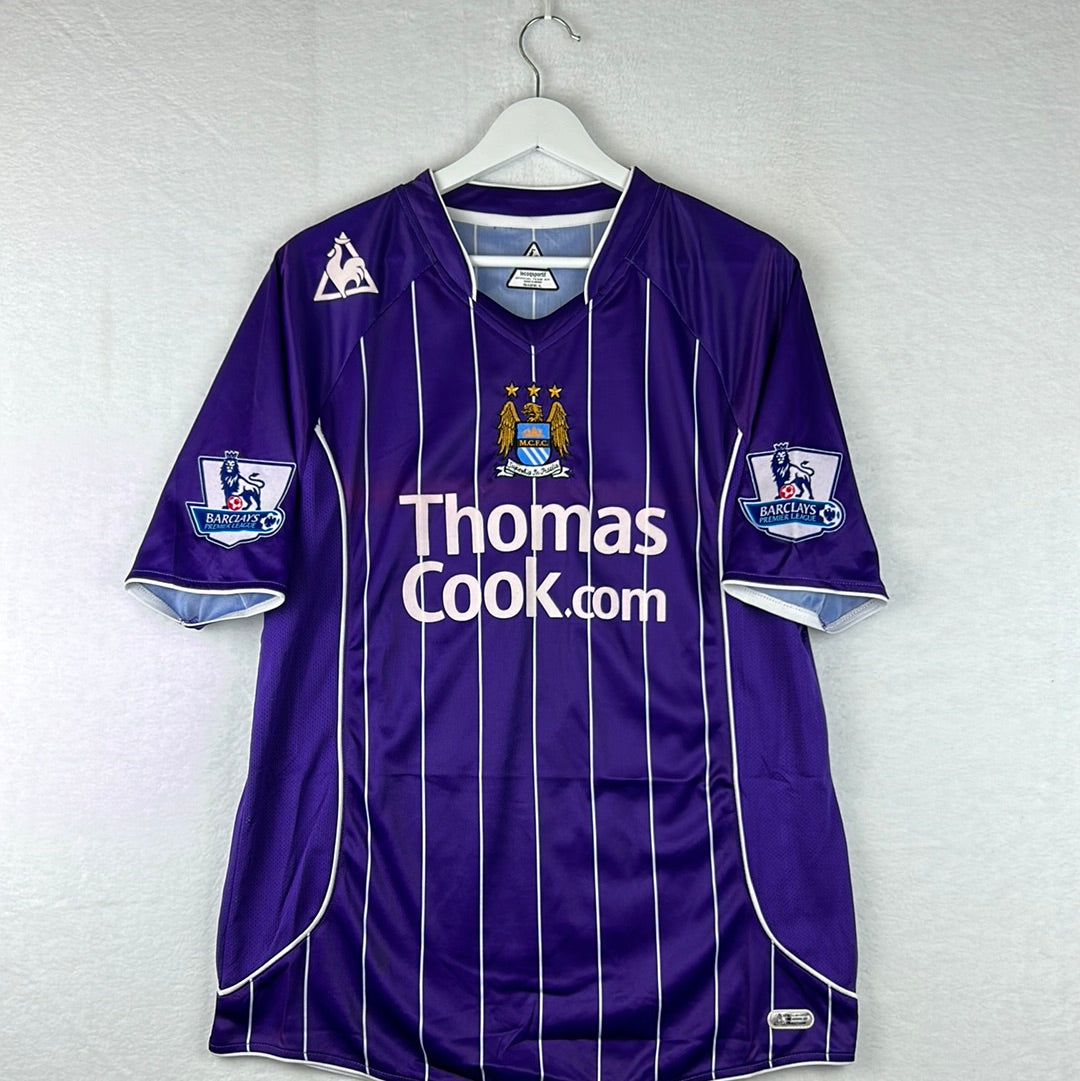 Manchester City 2007-2008 Player Issue Away Shirt - Sun 17