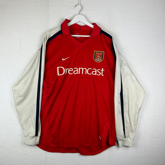 Arsenal 1999/2000 Home Shirt - Long Sleeve - Extra Large - Very Good Condition