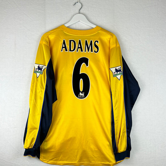 Arsenal 2000/2001 Player Issue Away Shirt - Adams 6