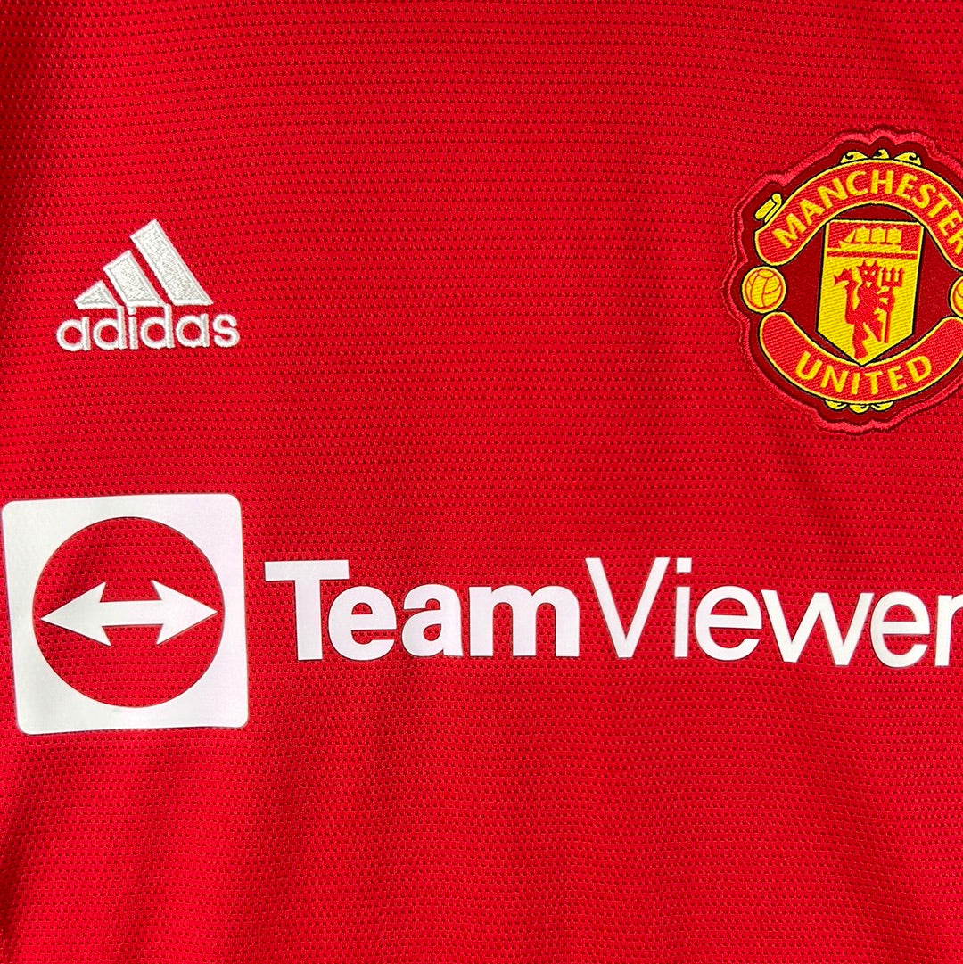 Manchester United 2021/2022 Signed Home Shirt - Rashford - MUFC COA