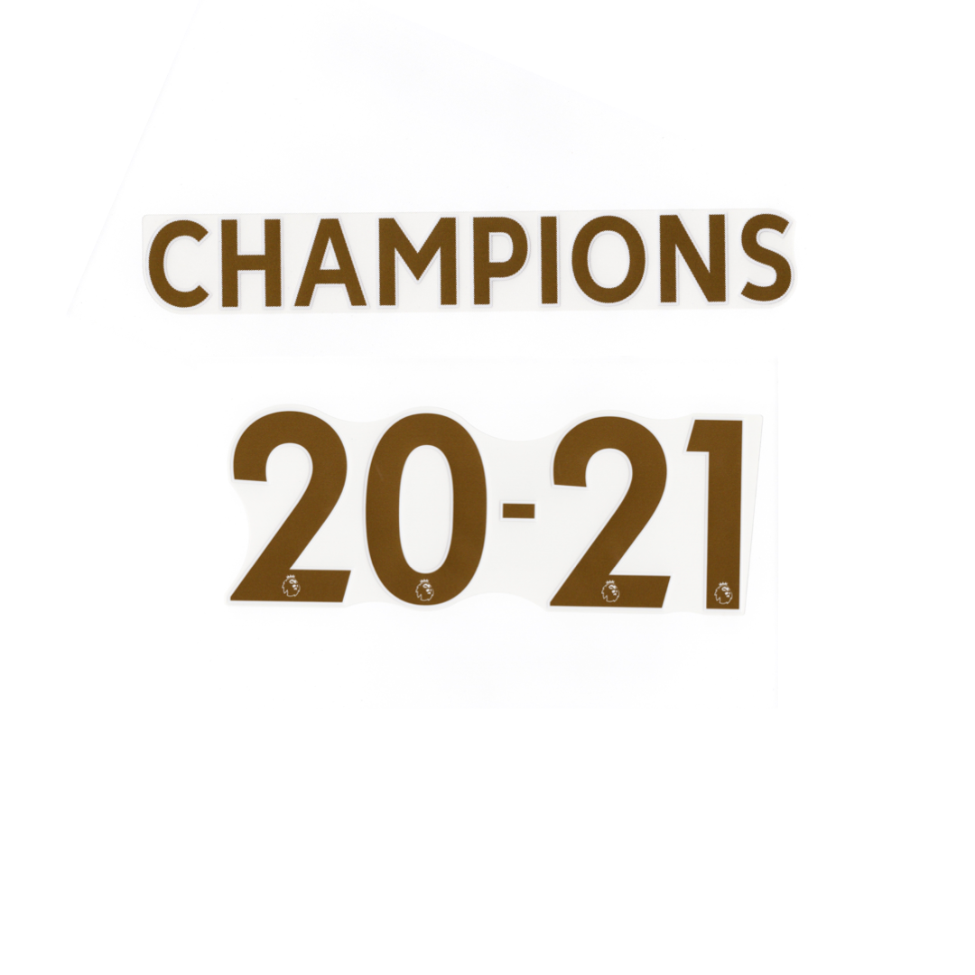 Champions 20-21 Player Size Official Name sets - Adult (Manchester City)