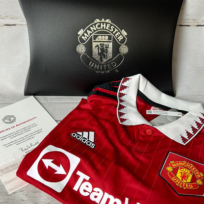 Manchester United 2022/2023 Signed Home Shirt - Bruno Fernandes - MUFC COA