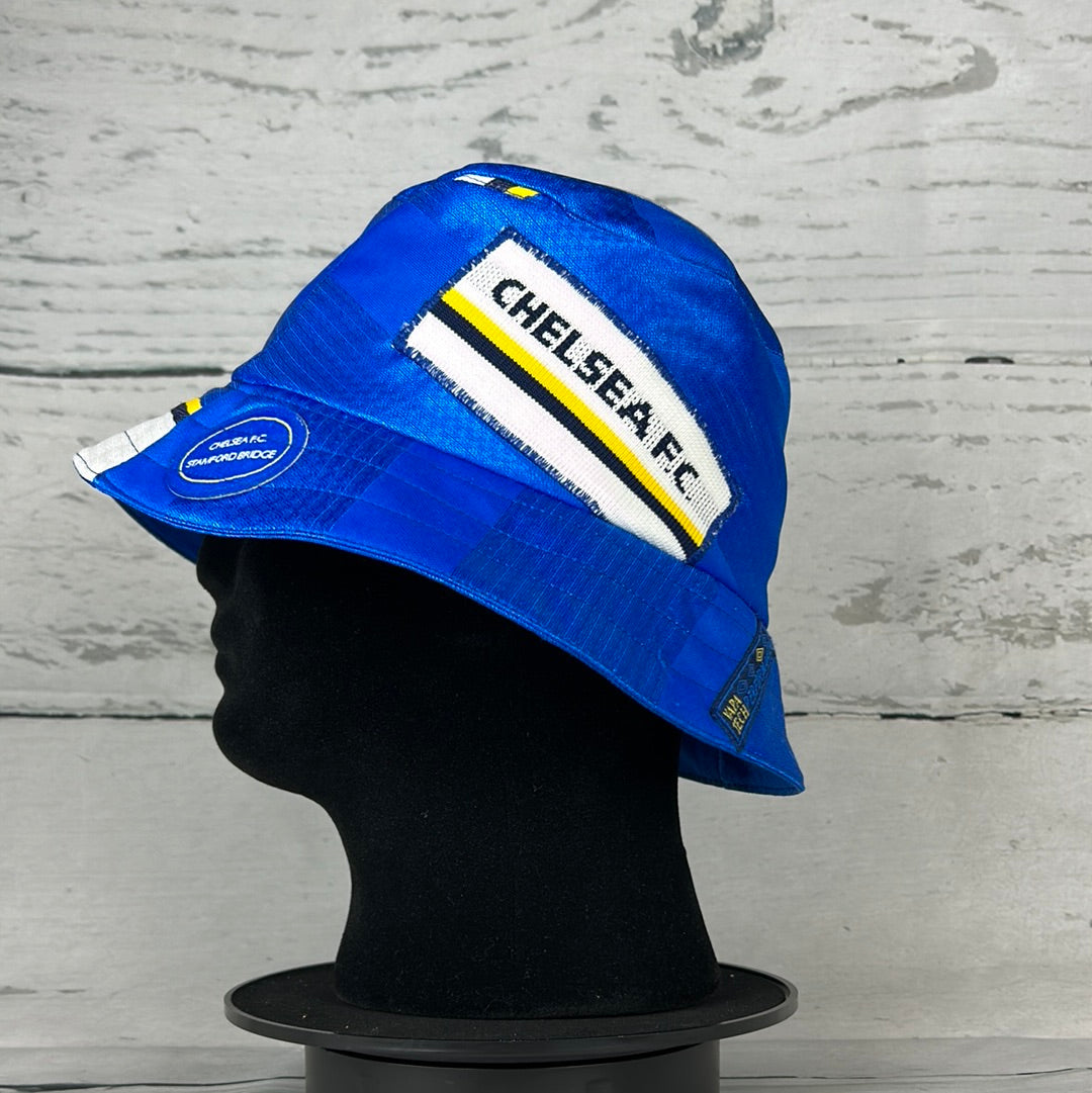 Chelsea Bucket Hat - A Reworked 1997/1998 Home Shirt