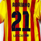 Barcelona 2013/2014 Player Issue Away Shirt - Adriano 21 - La Liga