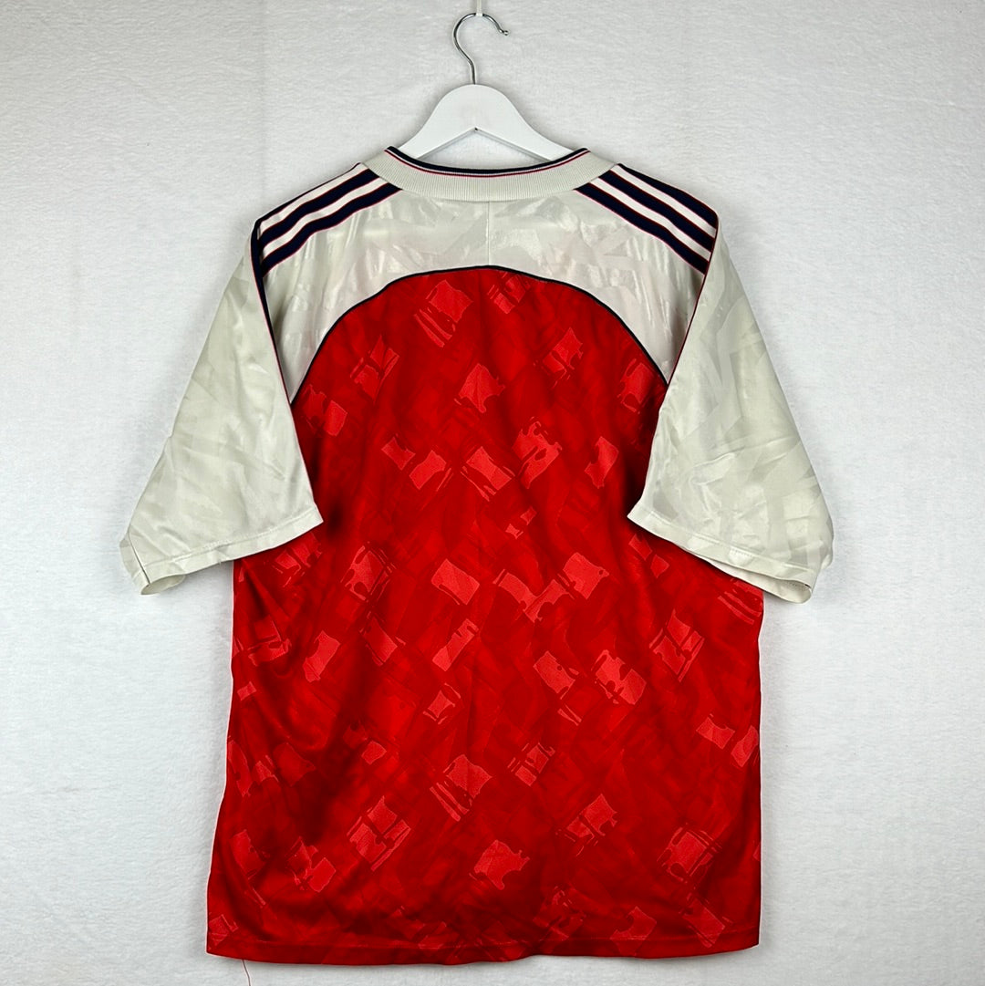 Arsenal 1991/1992 Home Shirt Back