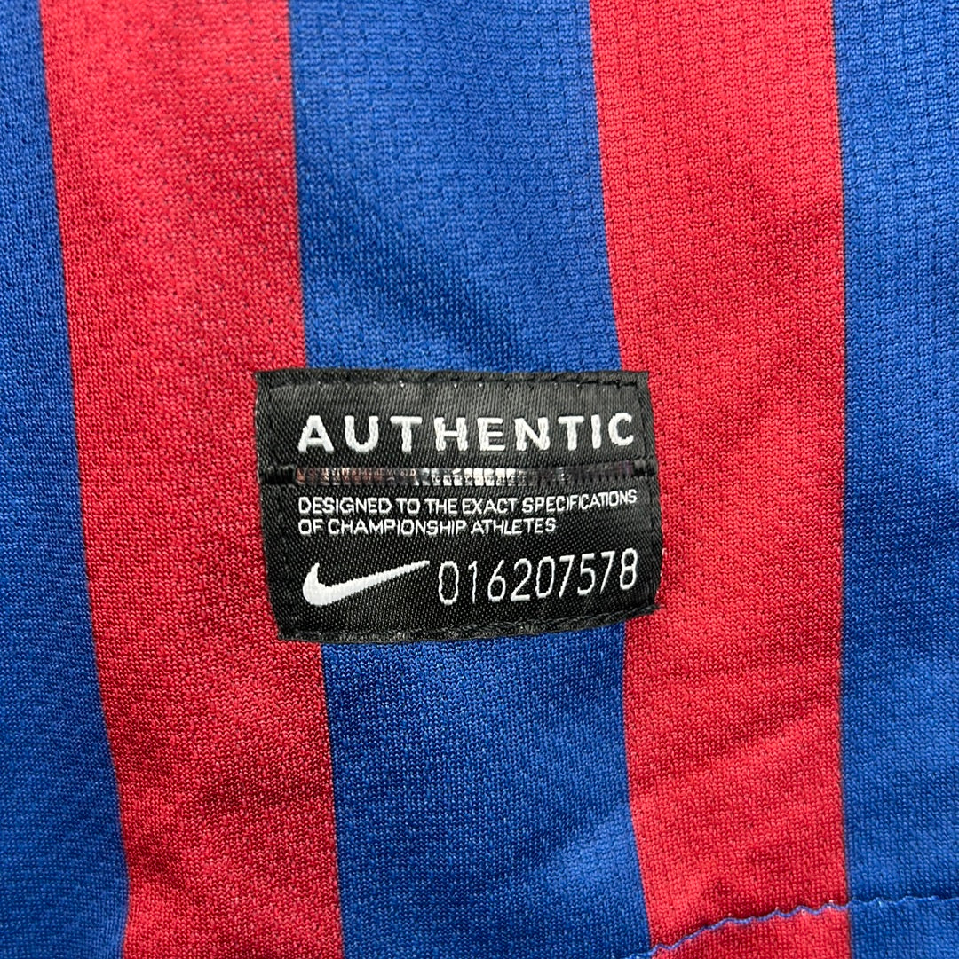 Barcelona 2011/2012 Player Issue Home Shirt - Alexis 9