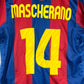 Barcelona 2010/2011 Player Issue Home Shirt - Champions League Final - Mascherano 20