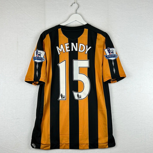 Hull City 2008/2009 Player Issue Home Shirt - Mendy 15