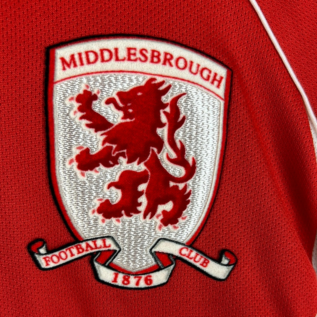 Middlesbrough 2008/2009 Player Issue Home Shirt - Afonso Alves 12
