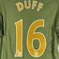 Fulham 2010/2011 Match Worn Third Shirt - Duff 16 - Poppy Shirt
