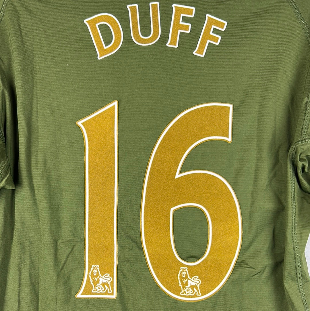 Fulham 2010/2011 Match Worn Third Shirt - Duff 16 - Poppy Shirt