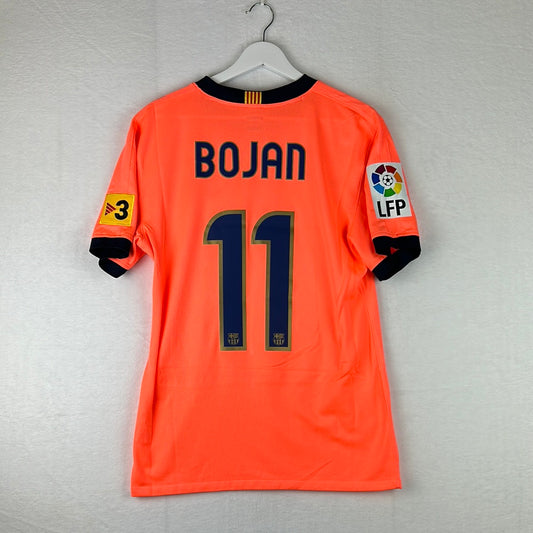 Barcelona 2009/2010 Player Issue Away Shirt - Bojan 11 - La Liga