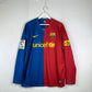 Barcelona 2008/2009 Player Issue Home Shirt - Henry 14 - Long Sleeve