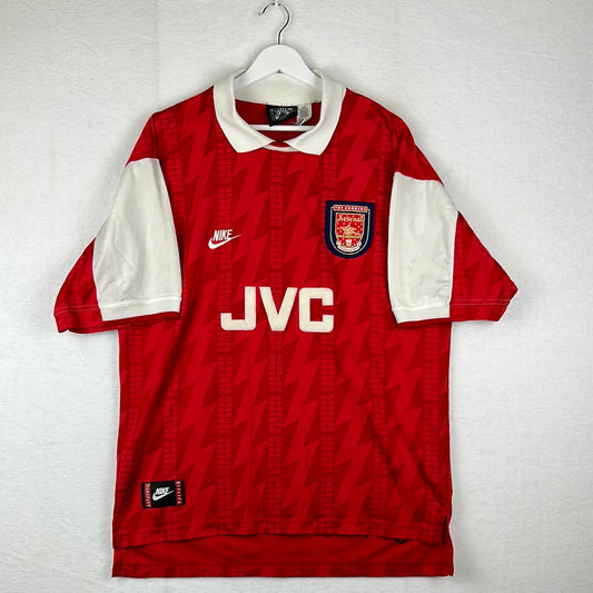Arsenal 1994/1995 Home Shirt - Extra Large - Vintage Arsenal Shirt