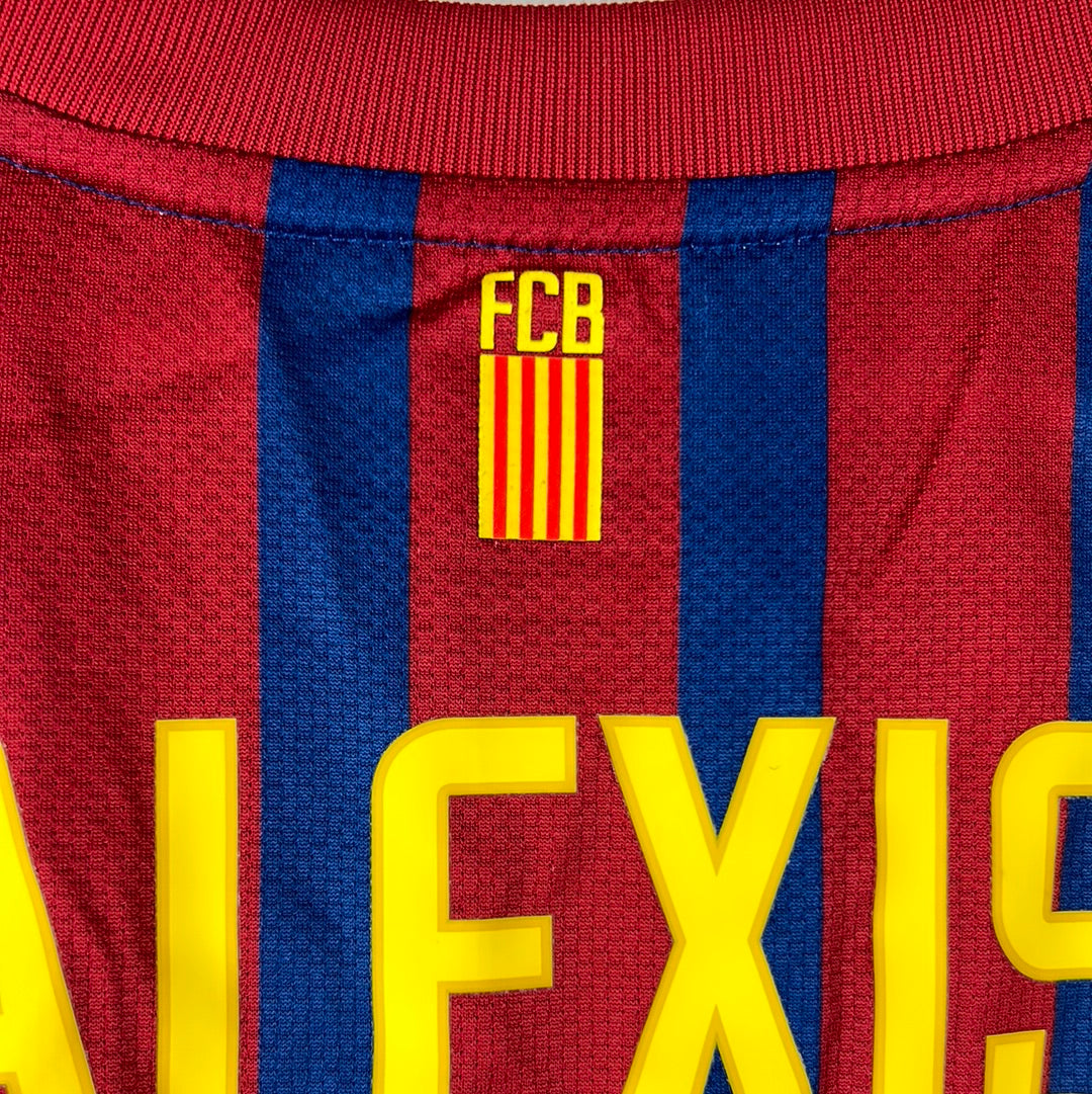 Barcelona 2011/2012 Player Issue Home Shirt - Alexis 9