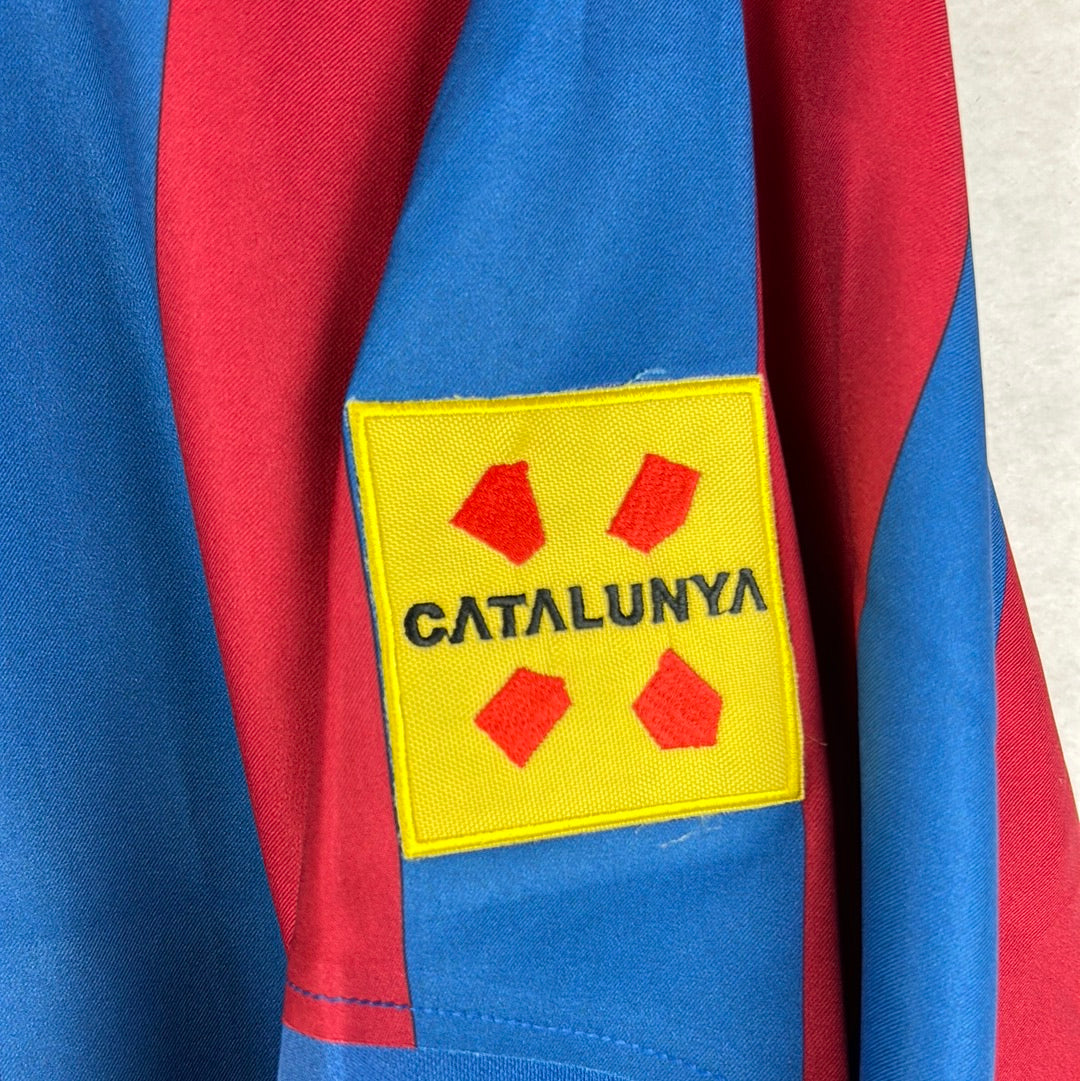 Barcelona 2005/2006 Player Issue Home Shirt - Marquez 4 - Carranza Trophy