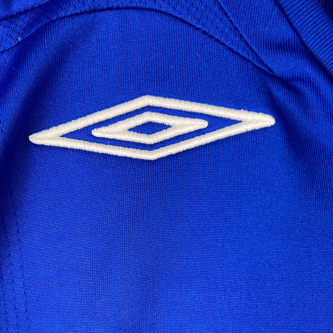 Everton 2007-2008 Player Issue Home Shirt - Johnson 8