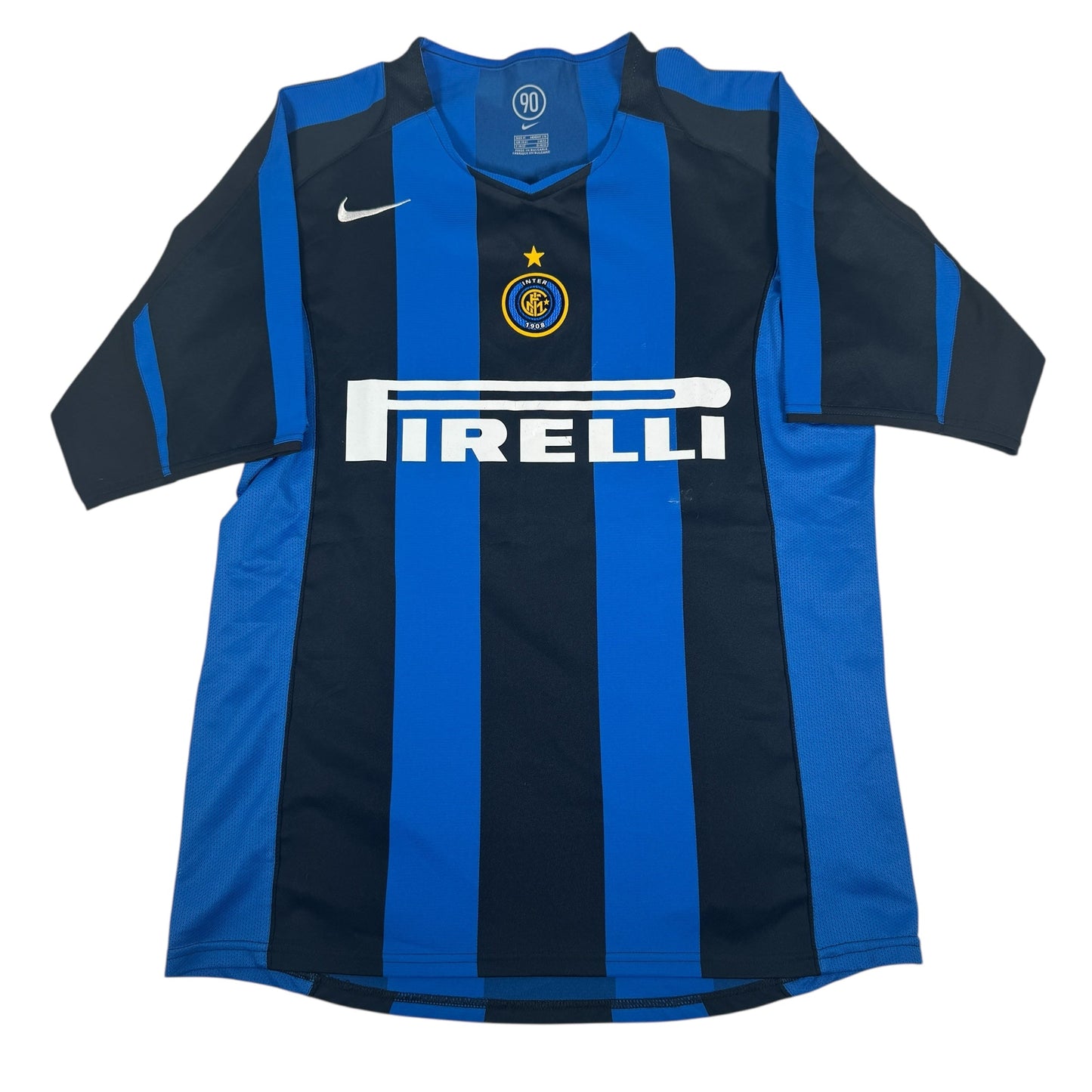 Inter Milan 2004/2005 Home Football Shirt Medium