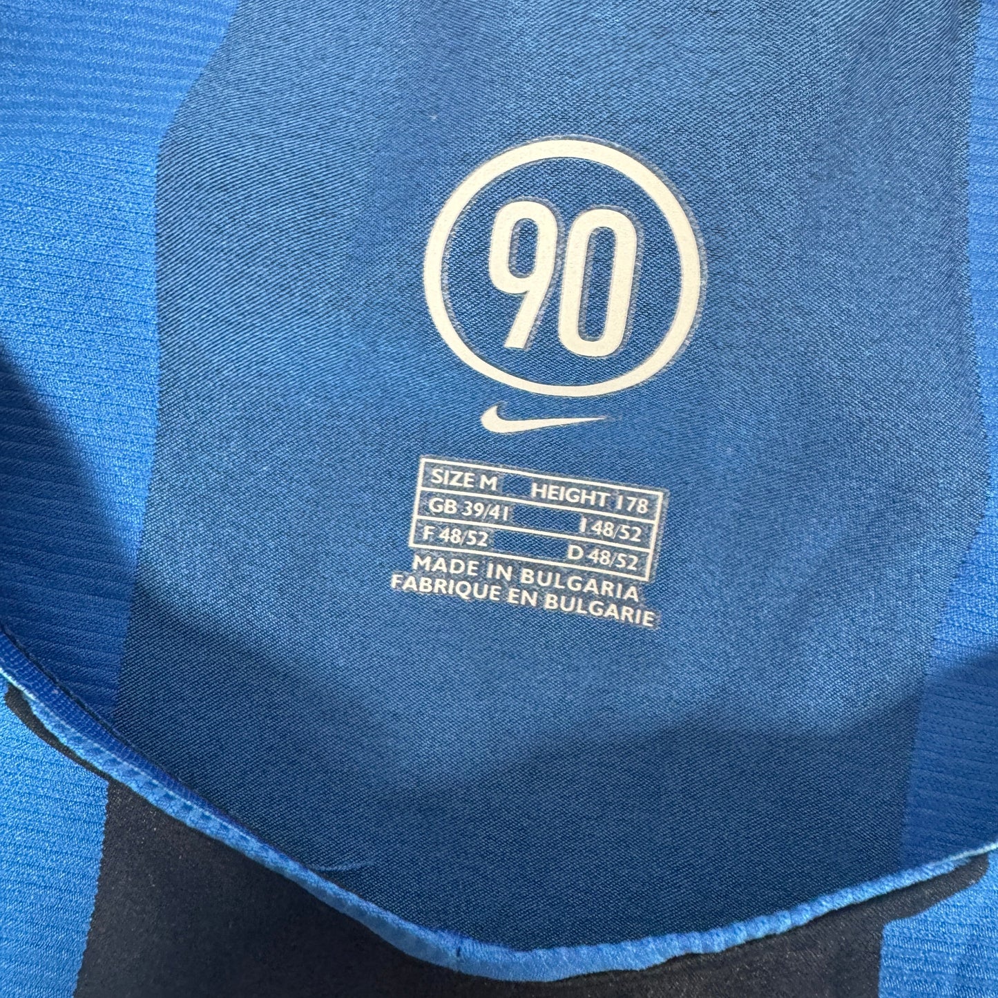 Inter Milan 2004/2005 Home Football Shirt Medium