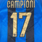 CAMPIONI 17 Inter Milan 2008/2009 Home Football Shirt XL