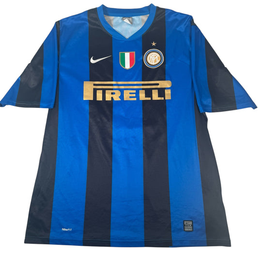 Inter Milan 2008/2009 Home Football Shirt XL