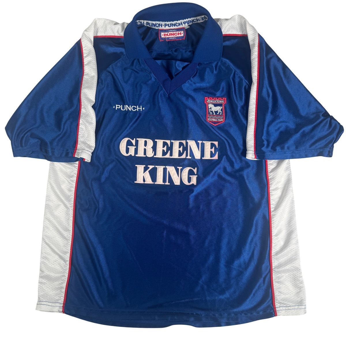 Ipswich Town 1999/2000/2001 Home Football Shirt Large