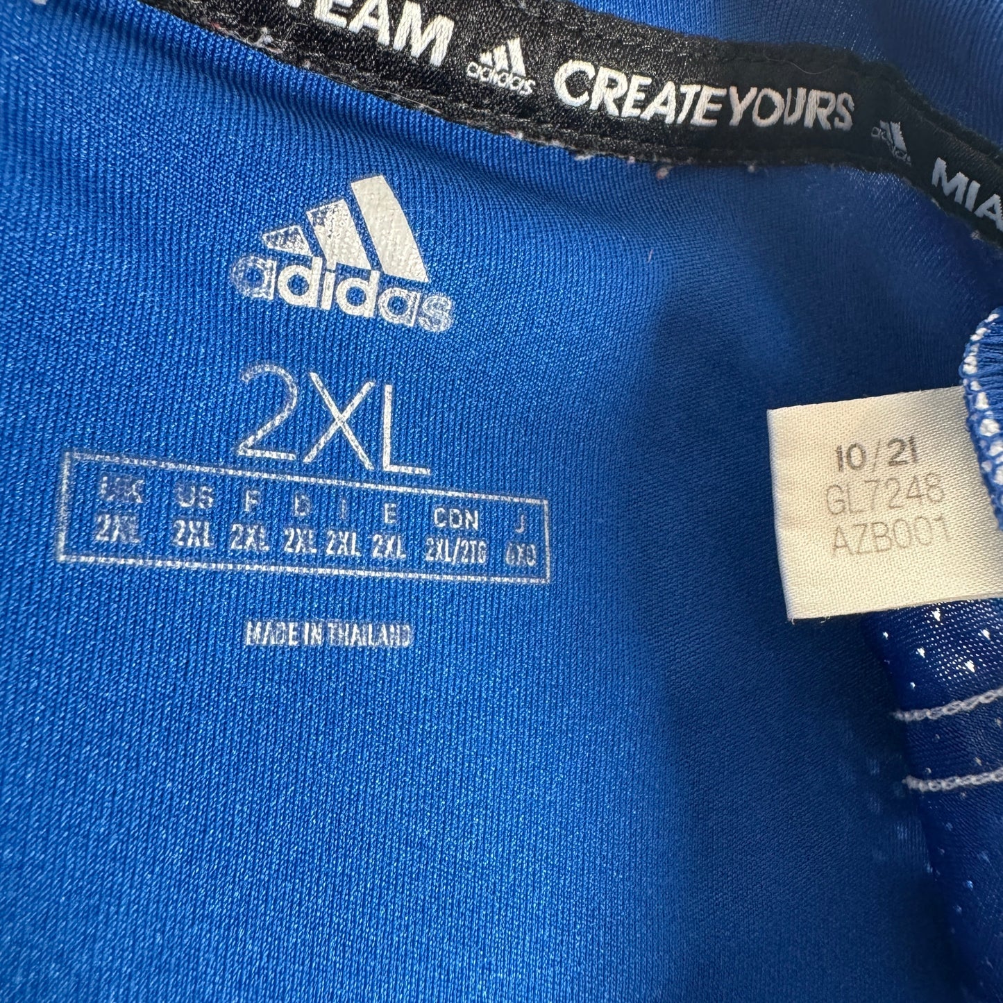 Ipswich Town 2021/2022 Home Football Shirt 2XL