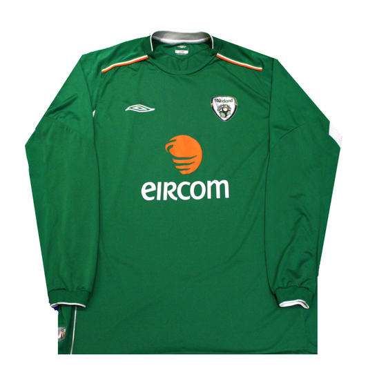 Republic of Ireland 2004-2006 Home Shirt L/S (Excellent) XL