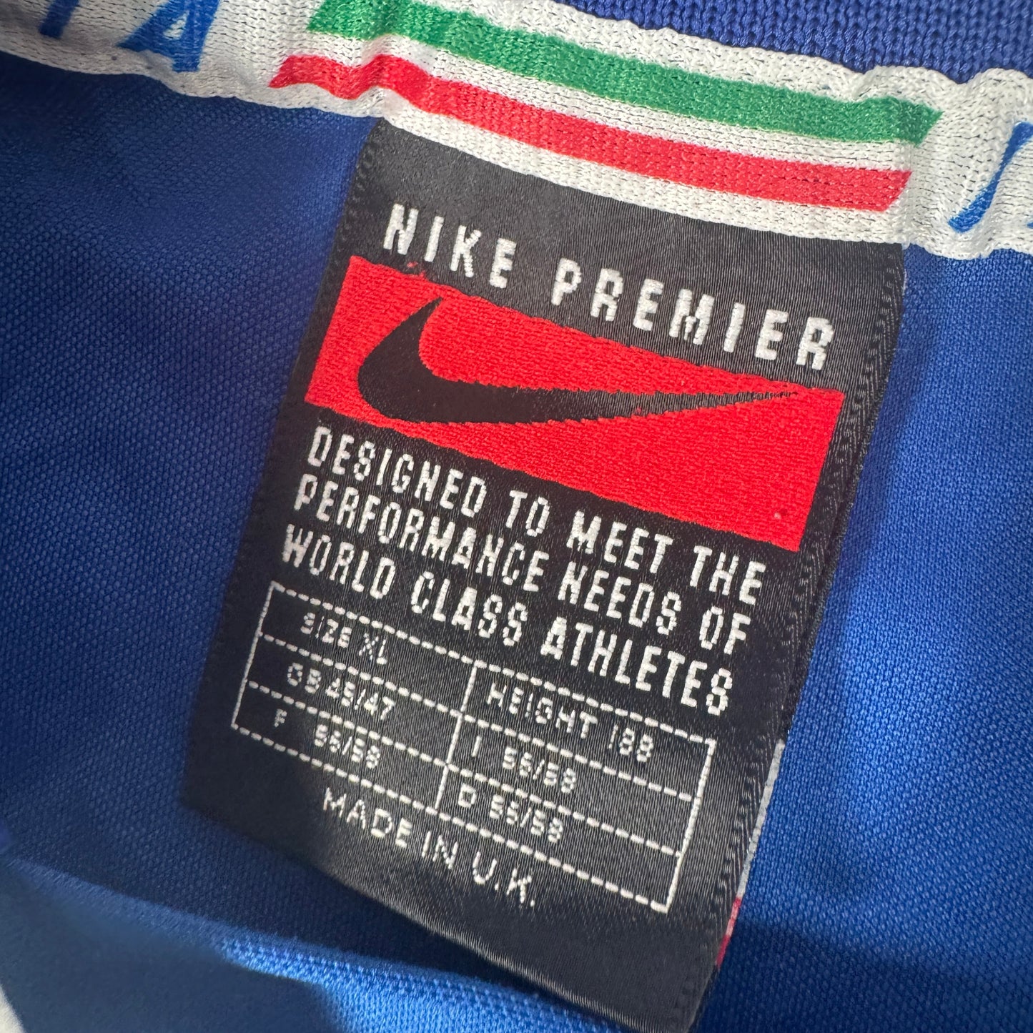 Italy 1996/1997/1998 Home Football Shirt XL