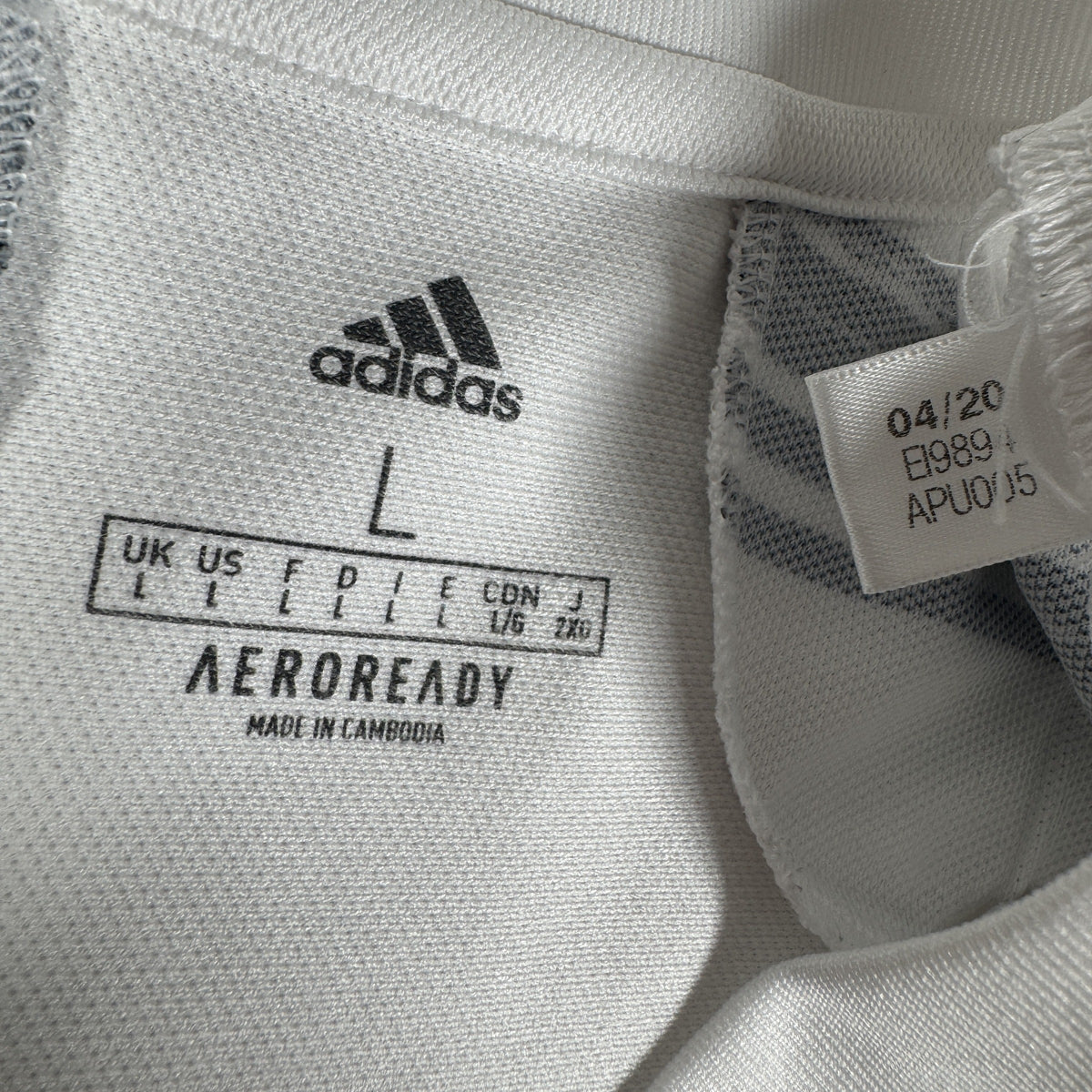 Juventus 2020/2021 Home Football Shirt Large