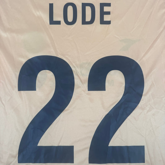 LODE 22 FK Bodo/Glimt 2020/2021 Europa League Home Football Shirt Large