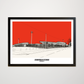 Kidderminster Harriers F.C Art Print of Aggborough Stadium