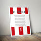 Matt Le Tissier Southampton Poem Print