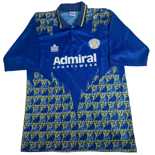 Leeds United 1992/1993 Away Football Shirt Large