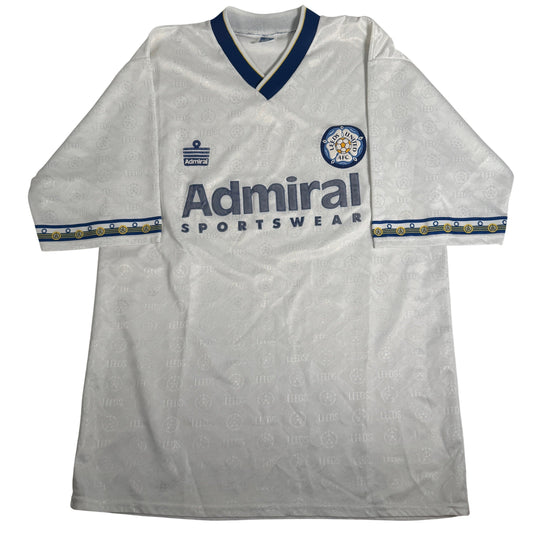 Leeds United 1992/1993 Home Football Shirt Large
