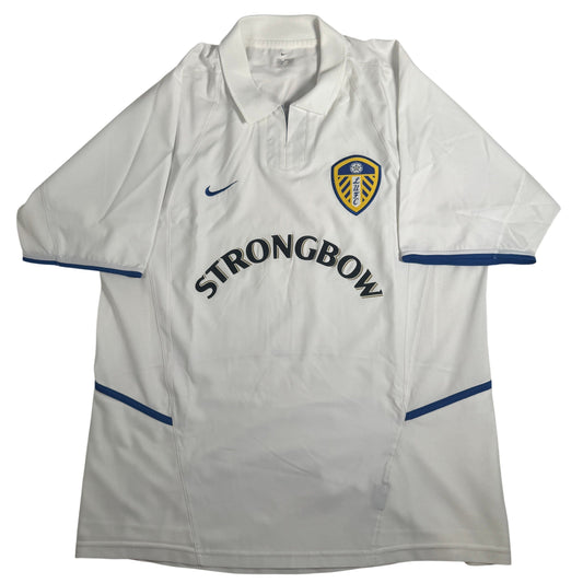 Leeds United 2002/2003 Home Football Shirt Large