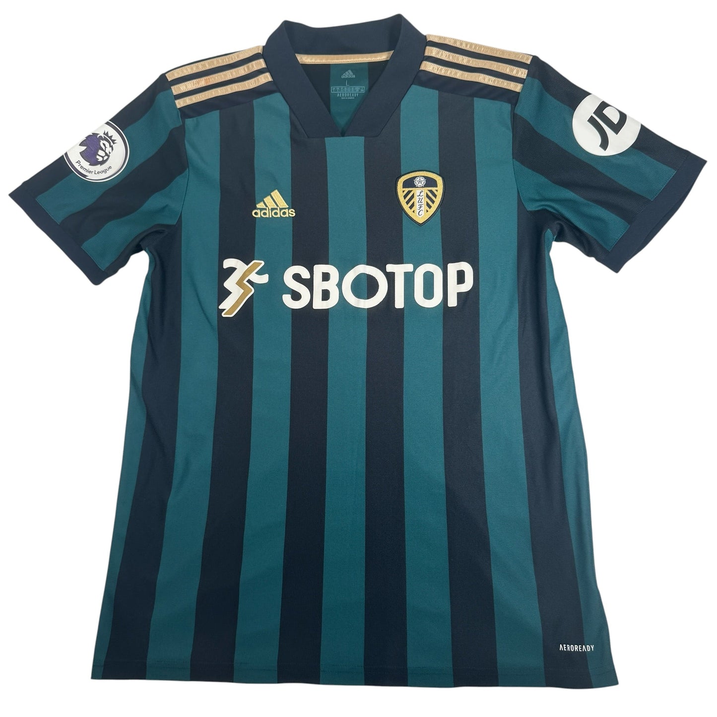 Leeds United 2020/2021 Away Football Shirt Large