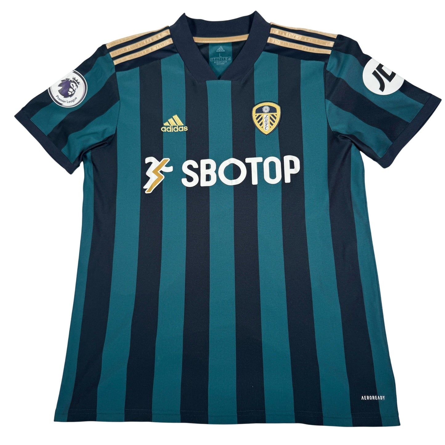 Leeds United 2020/2021 Away Football Shirt Large
