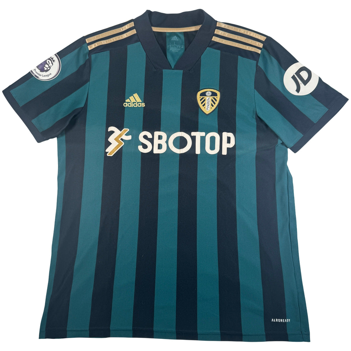 Leeds United 2020/2021 Away Football Shirt Large