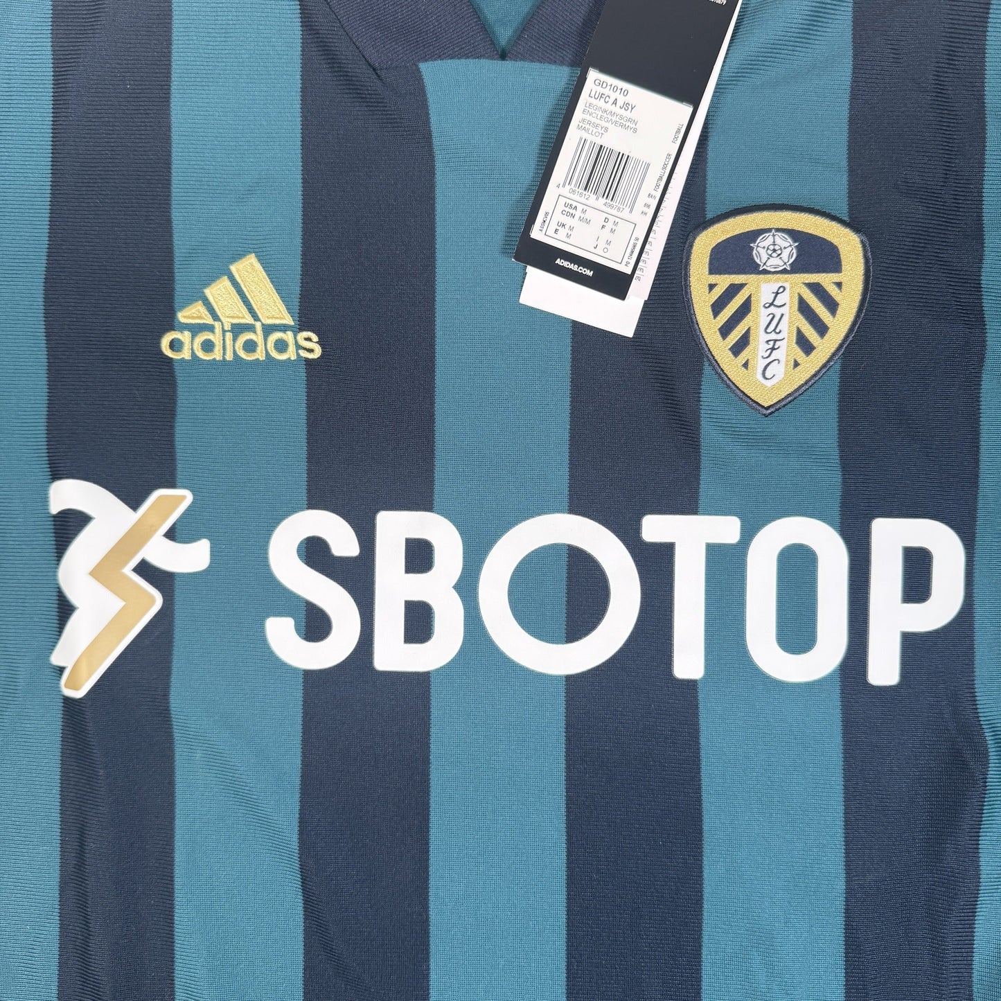 Leeds United 2020/2021 Away Football Shirt Medium BNWT