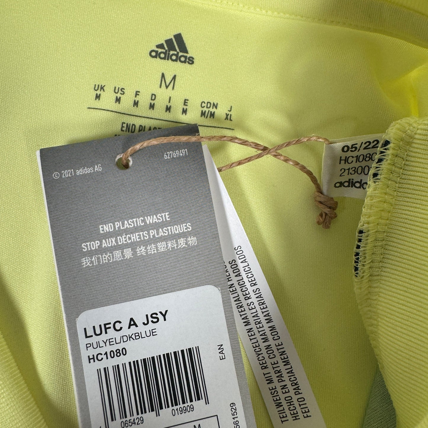 Leeds United 2022/2023 Away Football Shirt Medium BNWT