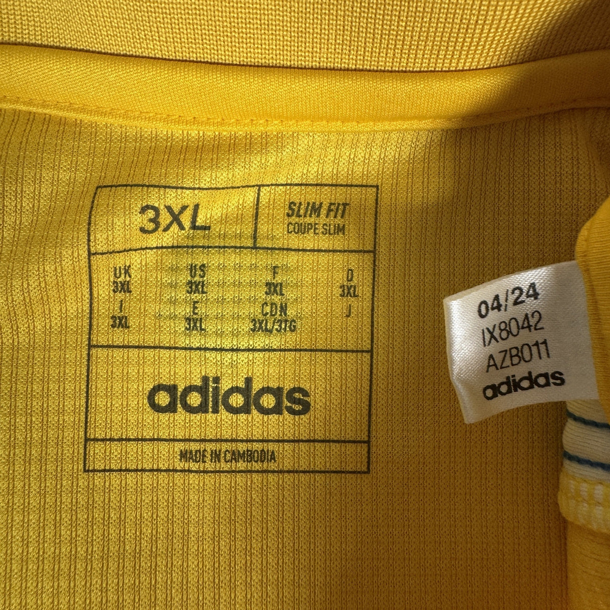 Leeds United 2024/2025 Away Shirt 3XL